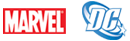 Official licensor of Marvel and DC